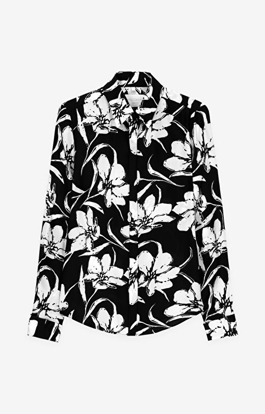 Koszula z mieszanki wiskozy i jedwabiu