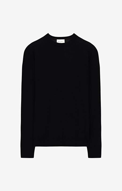 Sweter z melanżowej wełny merino