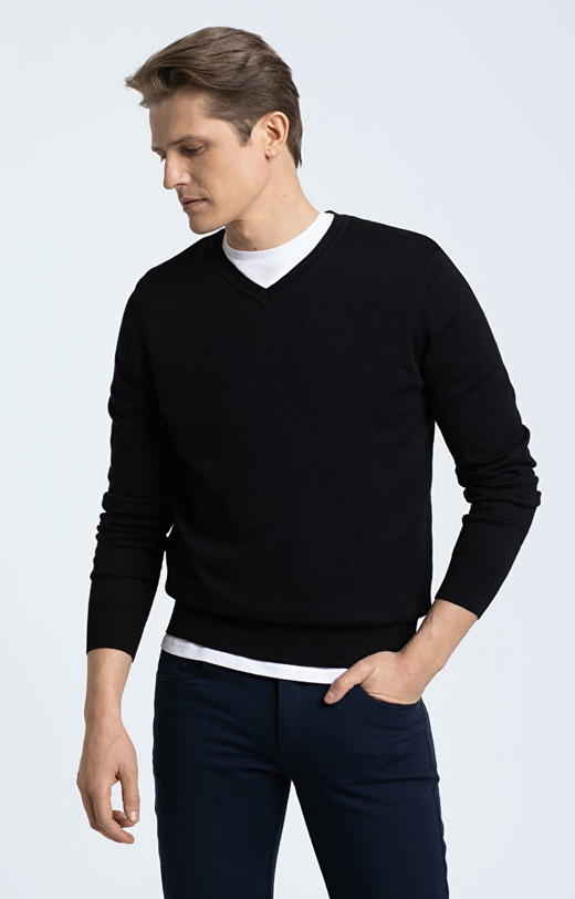 Sweter z bawełny pima