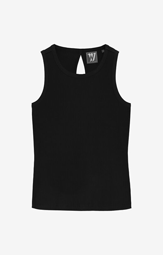 Prążkowany top z bawełną organiczną