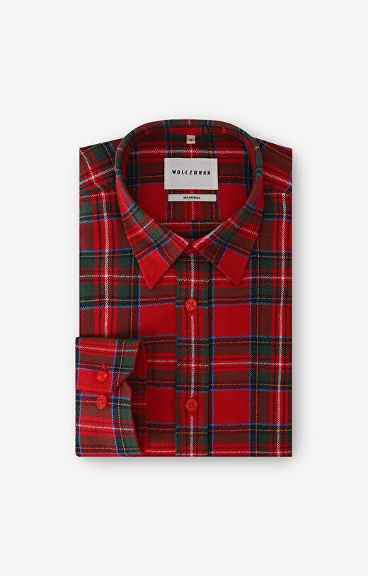 Flanelowa koszula w kratkę