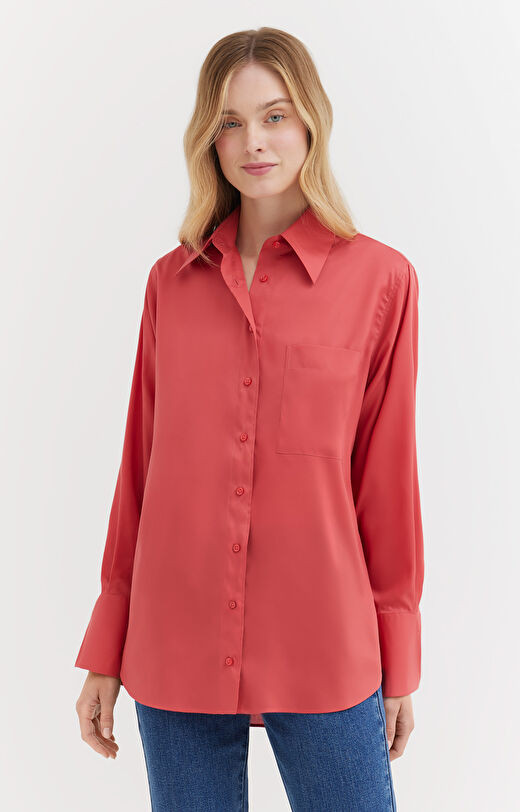 Koszula oversize z lyocellu