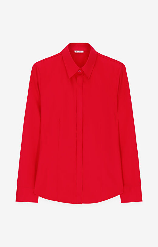 Koszula z satynowej bawełny