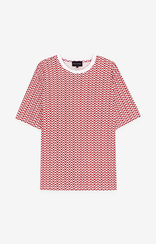 T-shirt z bawełny organicznej z nadrukiem