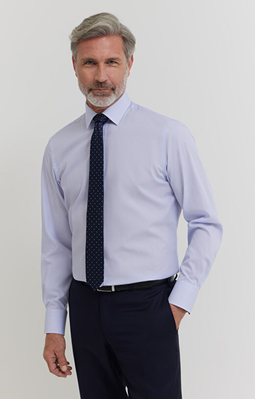 Koszula w drobną kratkę