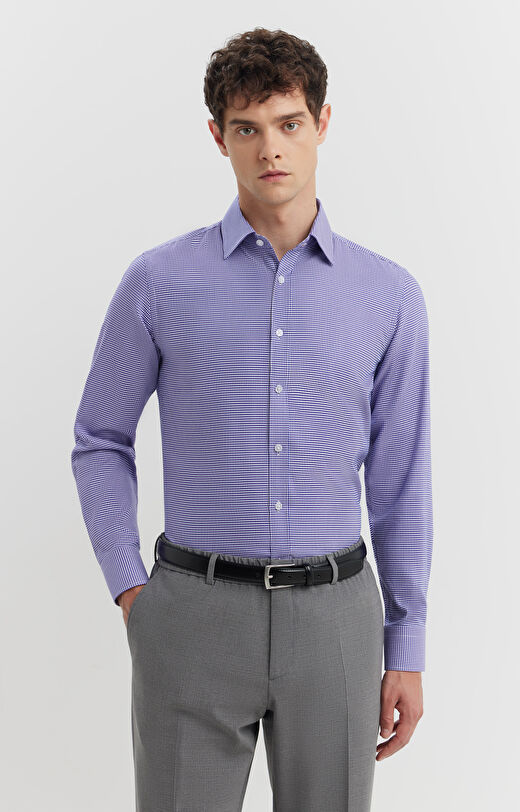 Koszula z mikrowzorem