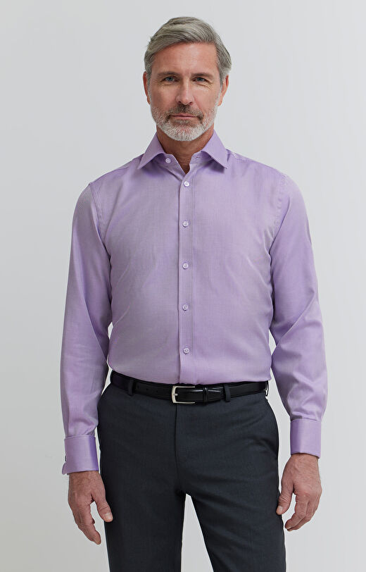 Koszula z diagonalu na spinki