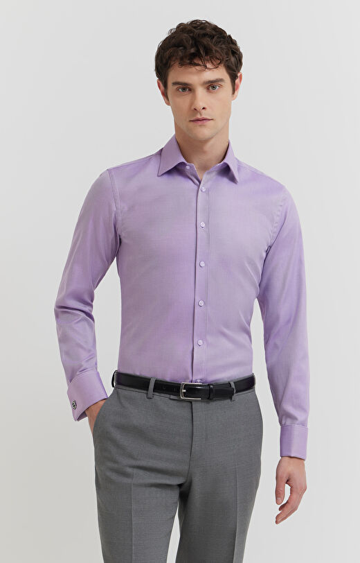 Koszula z diagonalu na spinki