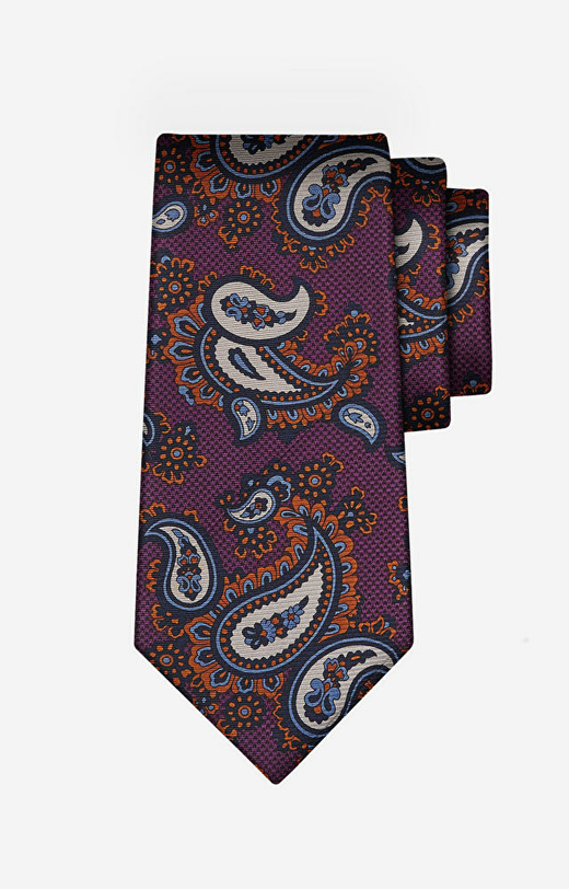 Fioletowy krawat LAMBERT