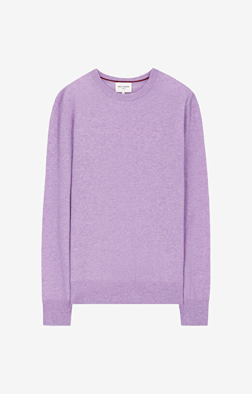 Sweter z melanżowej wełny merino