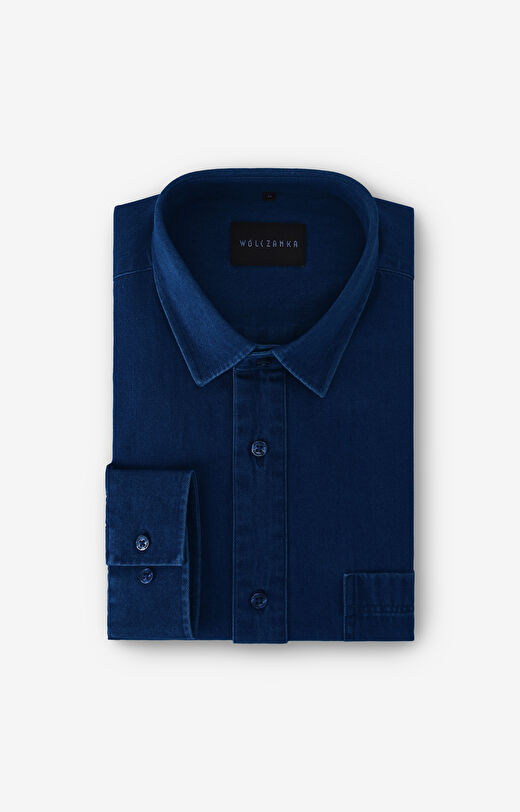 Jeansowa koszula oversize