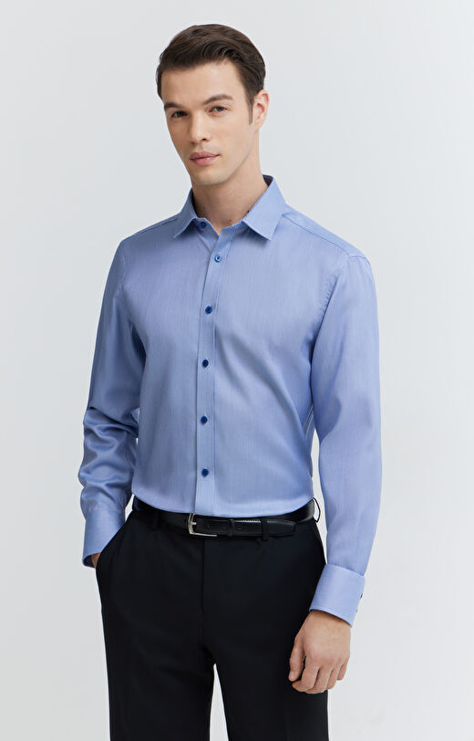 Koszula w drobny wzór