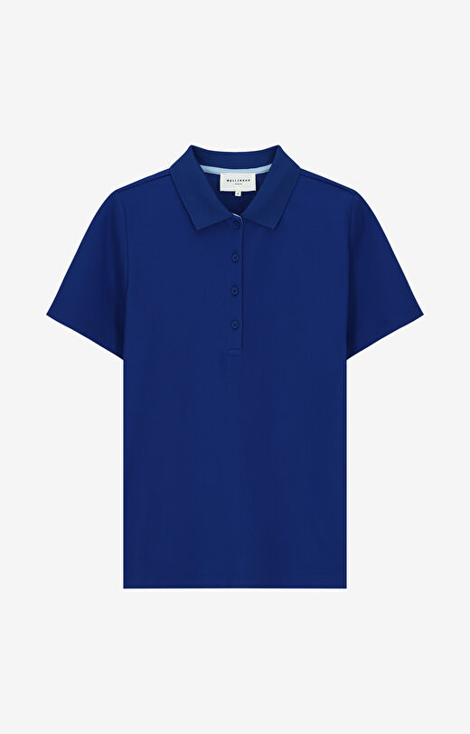 Polo z bawełny merceryzowanej z kontrastem