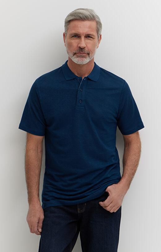 Polo ze strukturalnego lnu