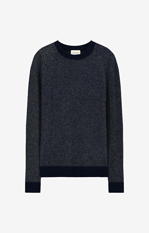 Casualowy sweter z wełną