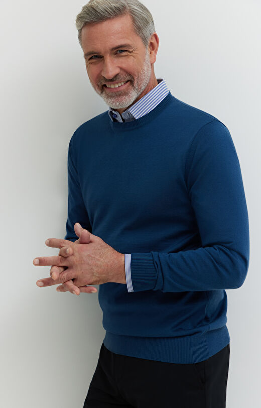 Sweter z wełny merino