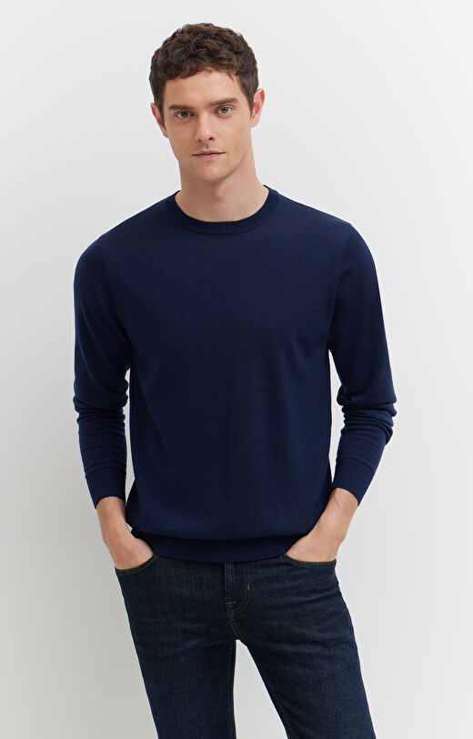 Sweter z wełny merino