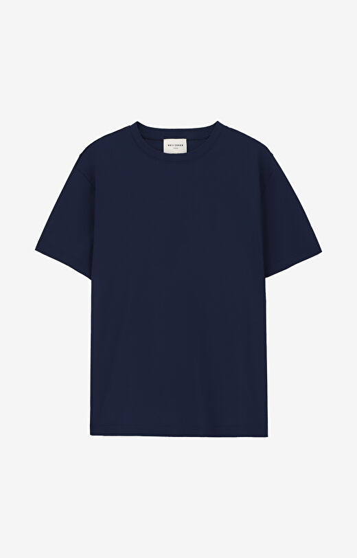 T-shirt z bawełny merceryzowanej