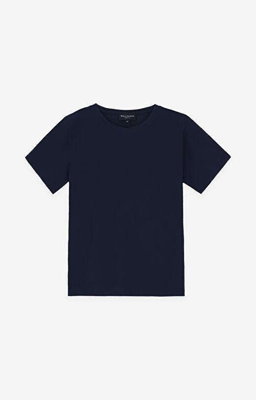 T-shirt z bawełny merceryzowanej