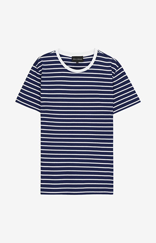 T-shirt w paski z bawełny organicznej