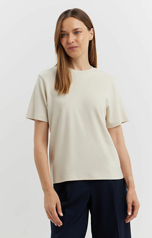 T-shirt damski z bawełny organicznej