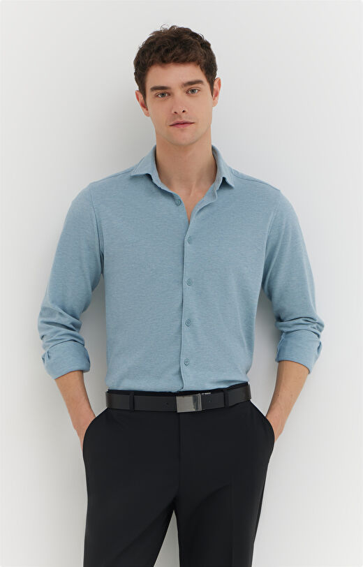 Koszula w melanżowy wzór