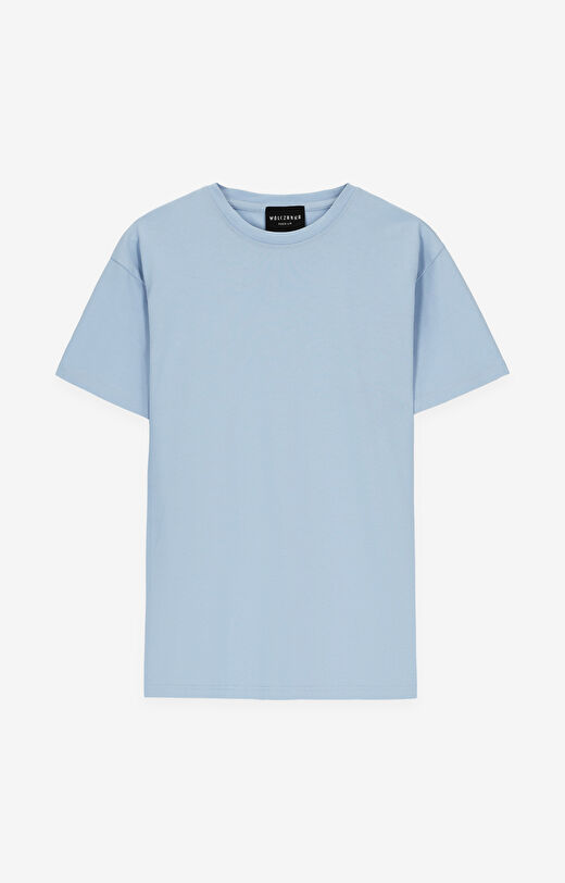 T-shirt z bawełny merceryzowanej