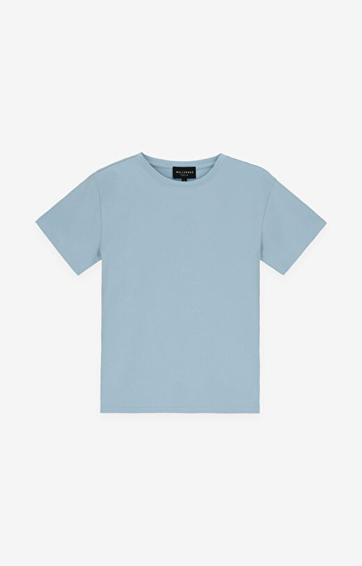 T-shirt z bawełny merceryzowanej