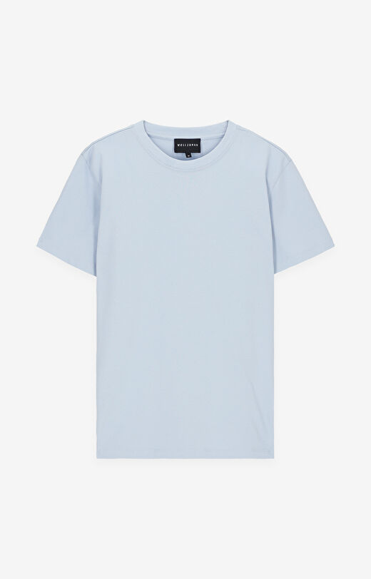 Gładki t-shirt z bawełny organicznej