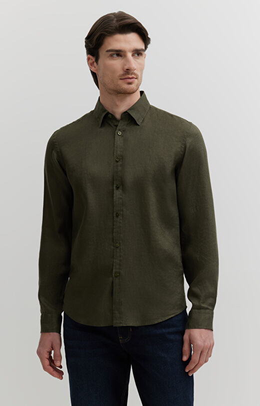 Lniana koszula