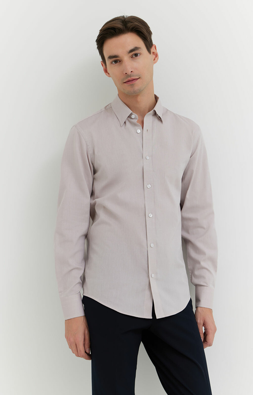 Koszula z drobnym wzorem