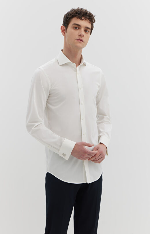 Koszula z bawełny organicznej w paski