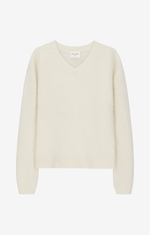 Sweter z puchatej wełny