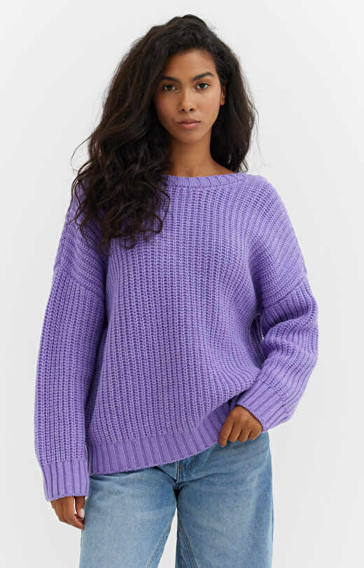 Sweter z wełną
