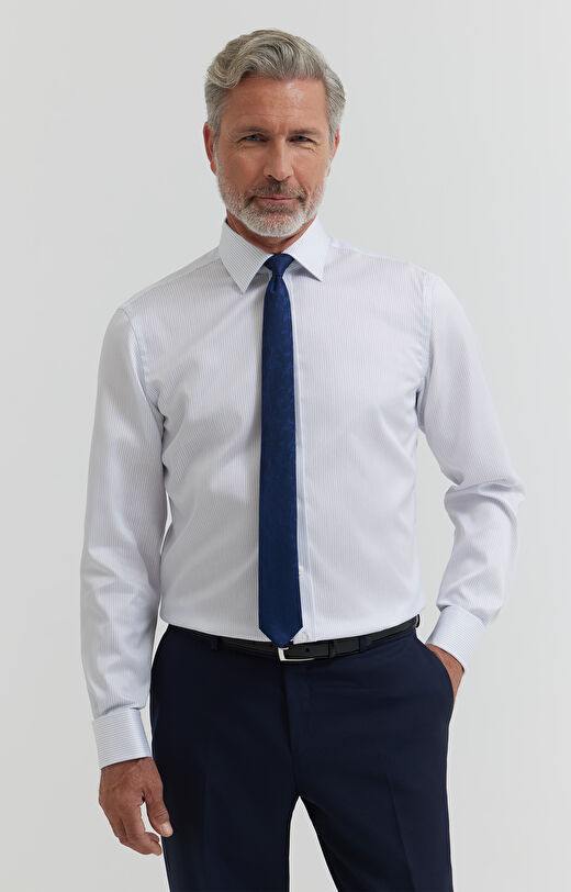 Koszula w paski na spinki