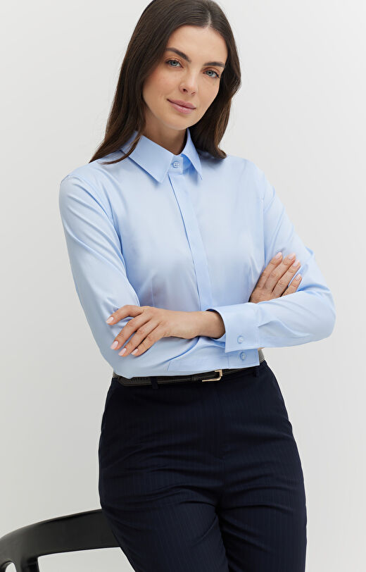 Koszula z satynowej bawełny