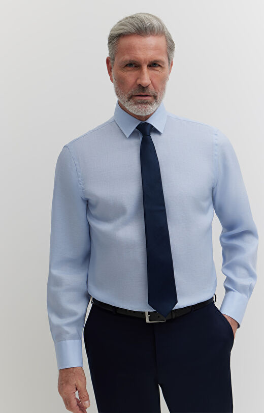 Lniana koszula formalna