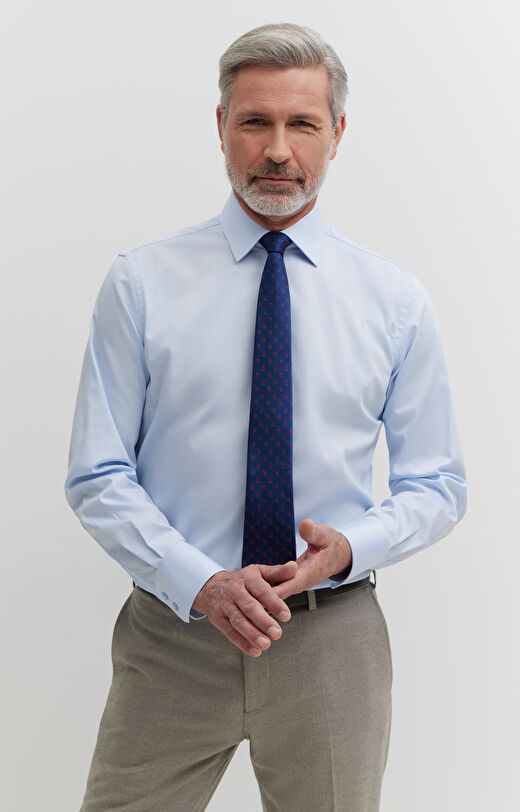 Koszula w diagonalny wzór