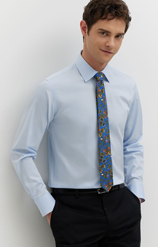 Koszula w diagonalny wzór