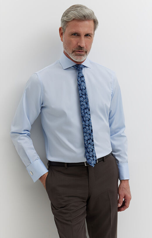 Koszula w diagonalny wzór