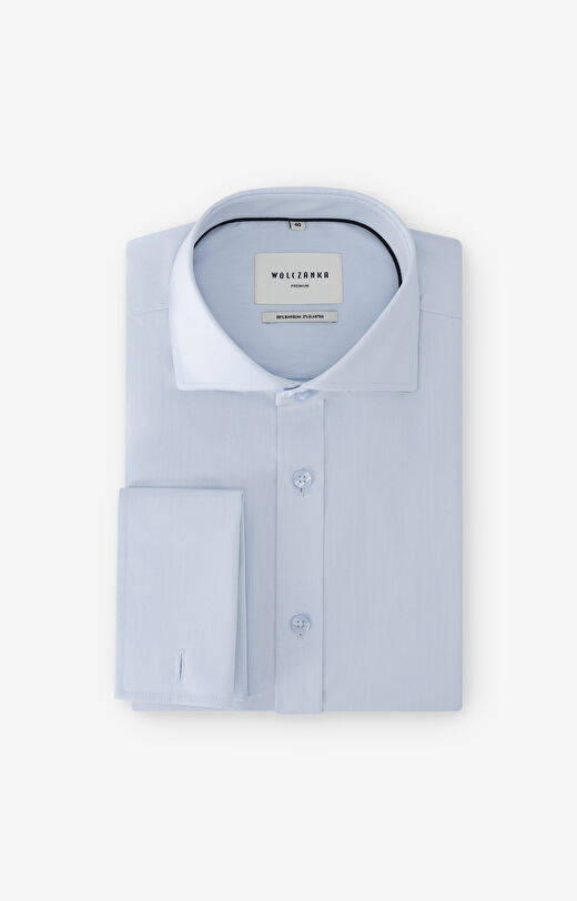 Koszula w diagonalny wzór