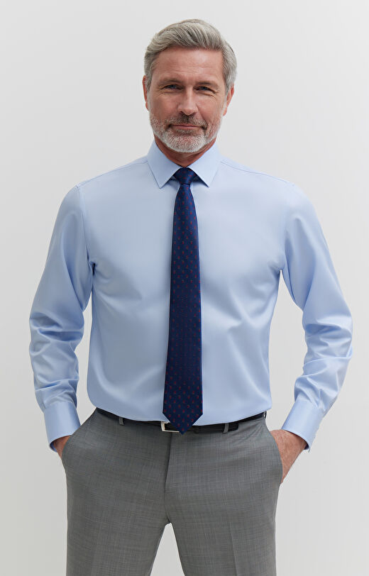 Koszula w diagonalny wzór