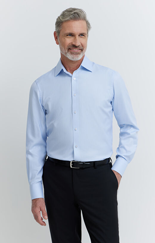 Koszula ze strukturalnym wzorem