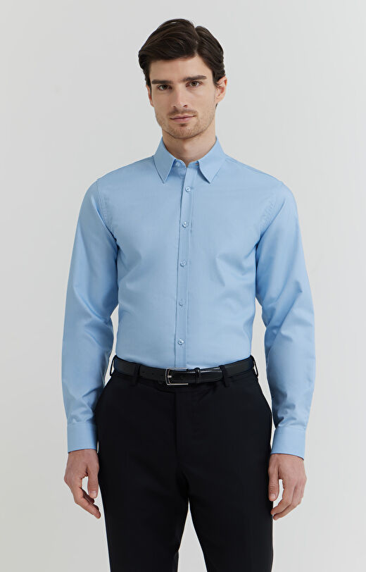 Koszula o splocie oxford