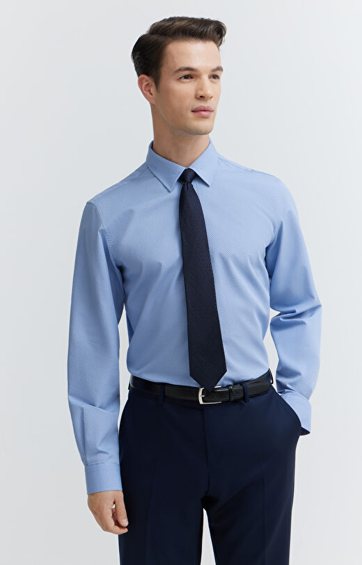 Koszula z bawełny organicznej w kropki