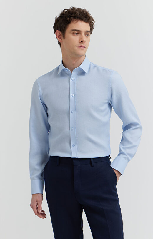 Lniana koszula formalna