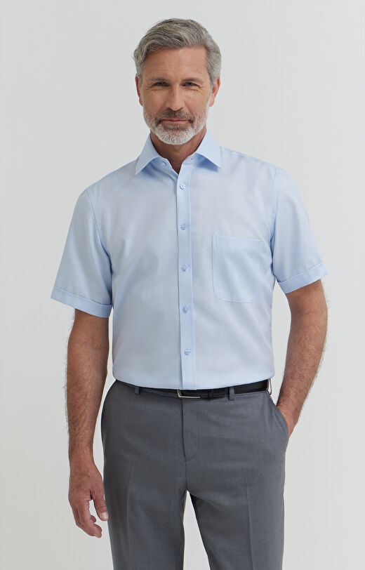 Koszula z krótkim rękawem z diagonalu