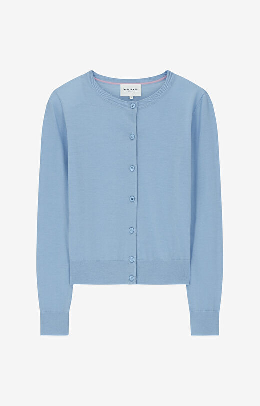 Kardigan z wełny merino