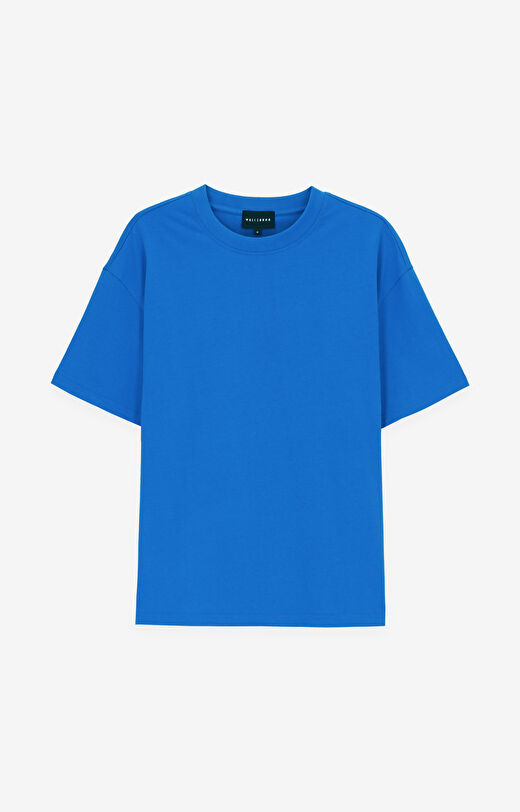 Gładki t-shirt z bawełny organicznej