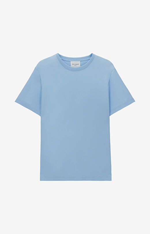 T-shirt z bawełny podwójnie merceryzowanej